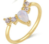 Simple Style Round Heart Shape Flower Metal Plating Inlay Zircon Nose Ring 1 Piece