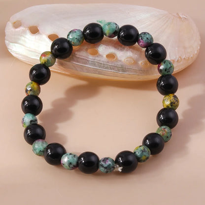 Simple Style Round Ore Wholesale Bracelets