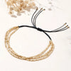Simple Style Round Seed Bead Rope Wholesale Bracelets