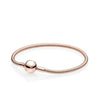 Simple Style Round Silver Plating Bracelets