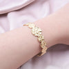 Simple Style Round Solid Color 304 Stainless Steel 18K Gold Plated Bangle In Bulk