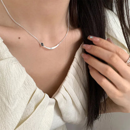 Simple Style Smile Face Copper Plating Necklace