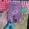 Simple Style Smile Face Solid Color Aluminum Foil Jewelry Packaging Bags