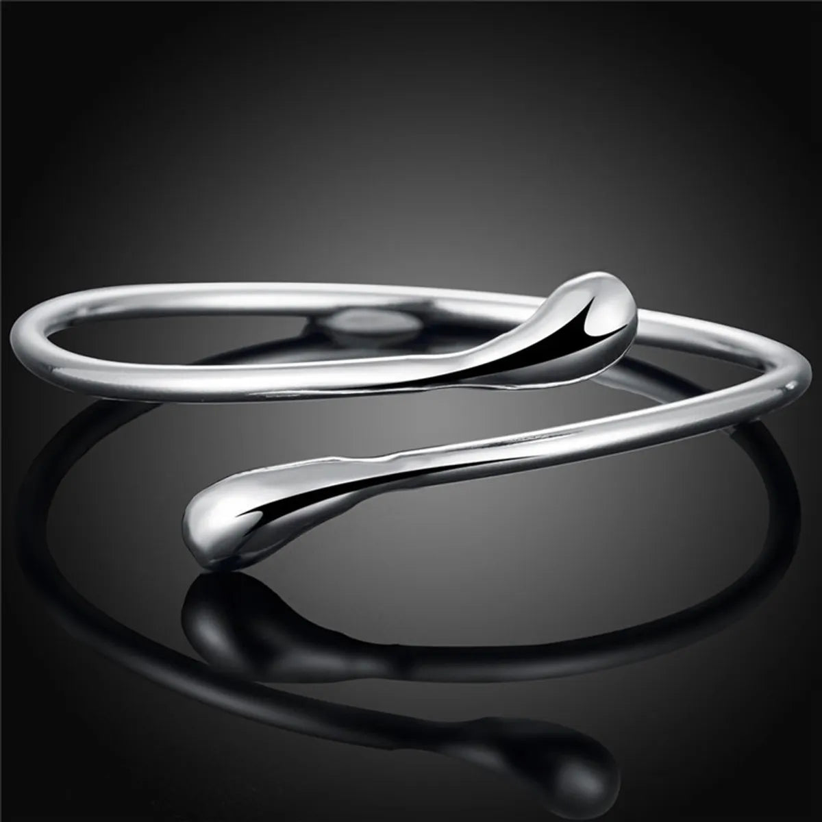 Simple Style Snake Alloy Wholesale Bangle