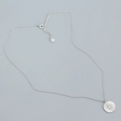 Simple Style Snake Silver Plating Pendant Necklace 1 Piece