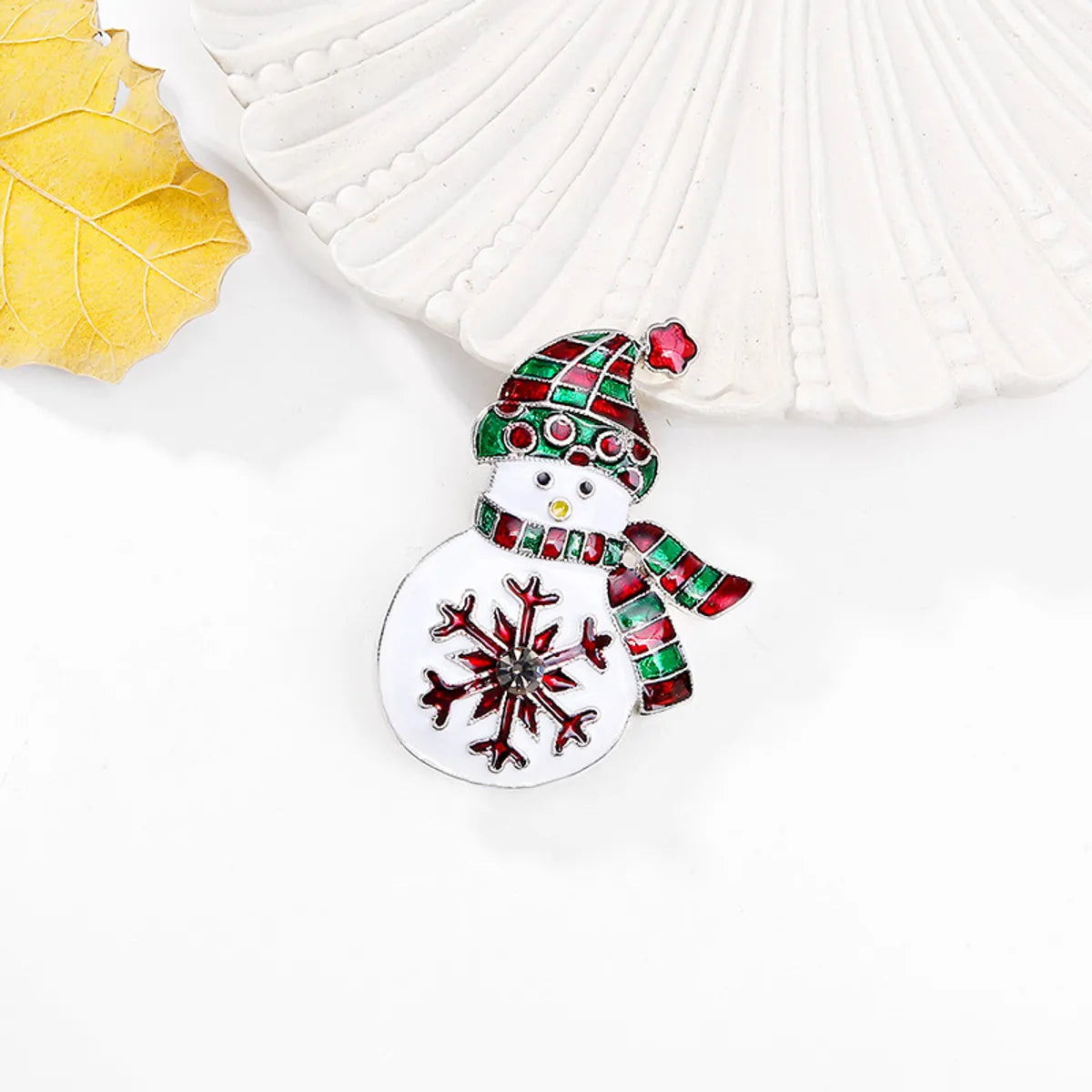 Simple Style Snowman Alloy Inlay Rhinestones Women'S Brooches