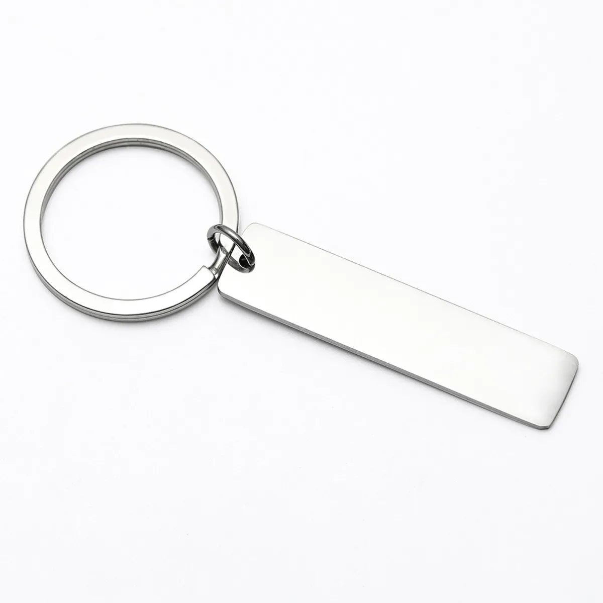 Simple Style Solid Color 201 Stainless Steel Polishing Plating Unisex Bag Pendant Keychain