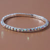 Simple Style Solid Color Iron alloy Inlay Rhinestones Women's Bracelets