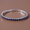 Simple Style Solid Color Iron alloy Inlay Rhinestones Women's Bracelets