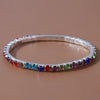 Simple Style Solid Color Iron alloy Inlay Rhinestones Women's Bracelets