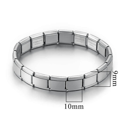 Simple Style Solid Color 304 Stainless Steel Bracelets In Bulk