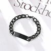 Simple Style Solid Color 304 Stainless Steel Plating Unisex Bracelets Men Chain Bracelets