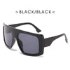 Simple Style Solid Color Ac Square Full Frame Women'S Sunglasses