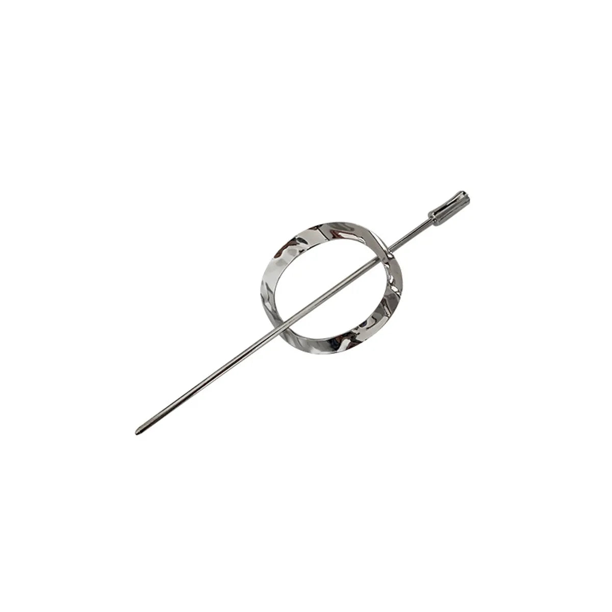 Simple Style Solid Color Alloy Plating Hairpin