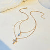 Simple Style Solid Color Alloy Plating Inlay Zircon Silver Plated Women's Layered Necklaces