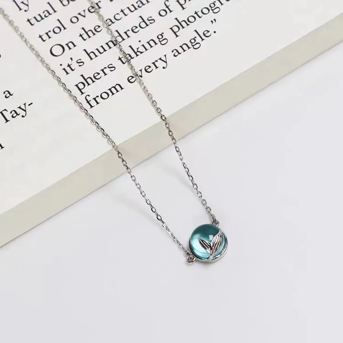 Simple Style Solid Color Alloy Titanium Steel Wholesale Necklace