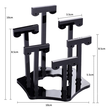 Simple Style Solid Color Arylic Jewelry Rack