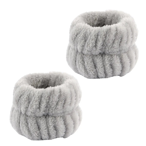 Simple Style Solid Color Bow Knot Cloth Plush Hair Band Wrist