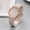 Simple Style Solid Color Buckle Quartz Women'S Watches