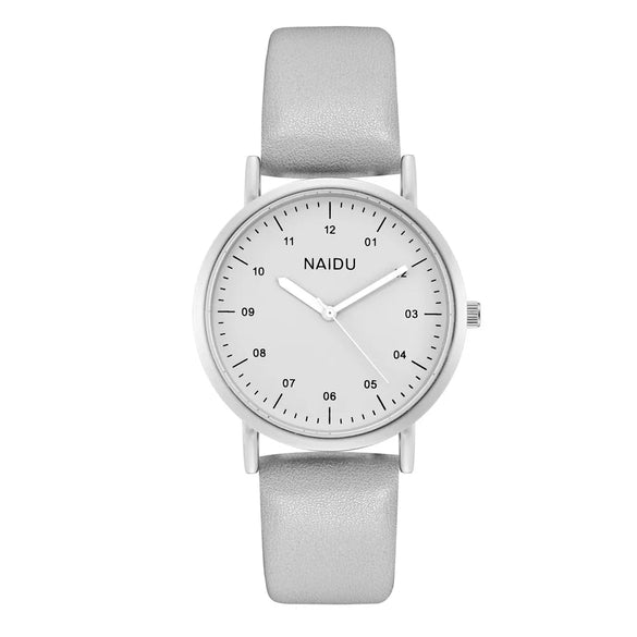 Simple Style Solid Color Buckle Quartz Women'S Watches