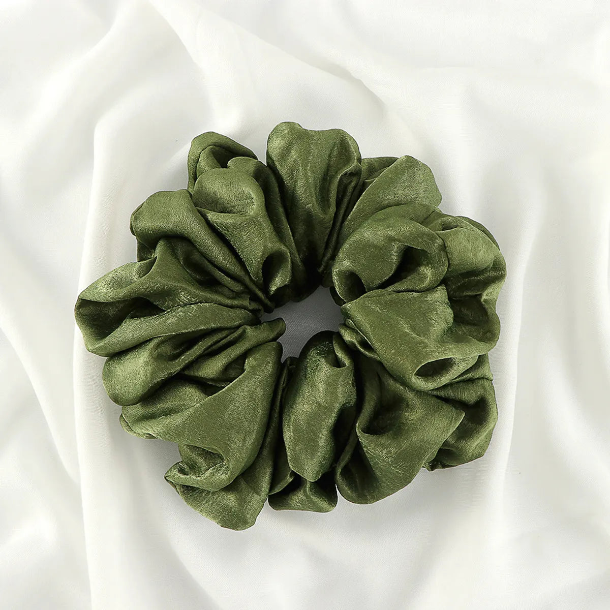 Simple Style Solid Color Chiffon Hair Tie