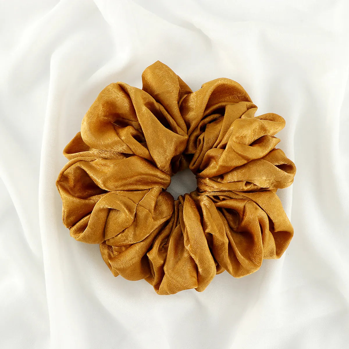 Simple Style Solid Color Chiffon Hair Tie