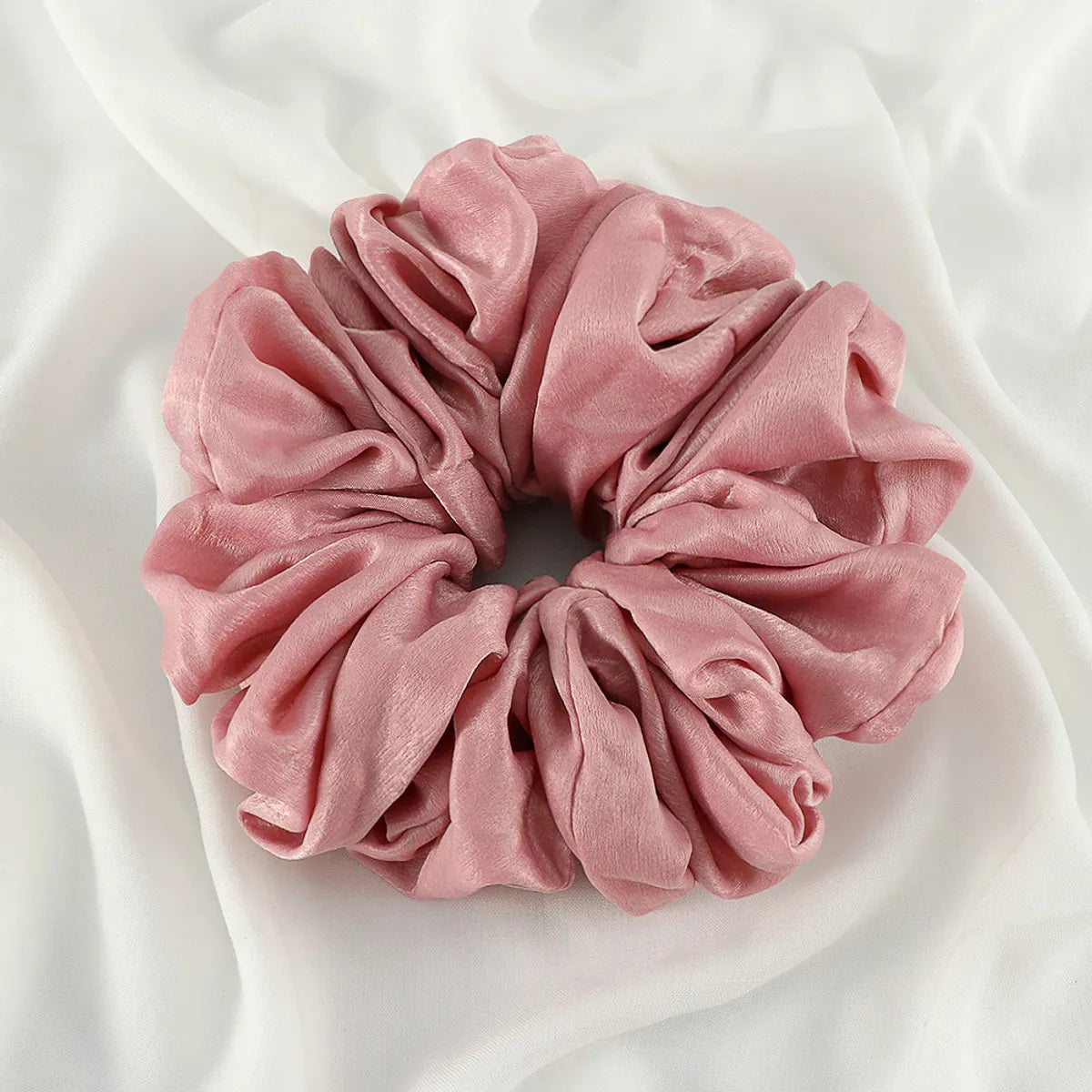 Simple Style Solid Color Chiffon Hair Tie