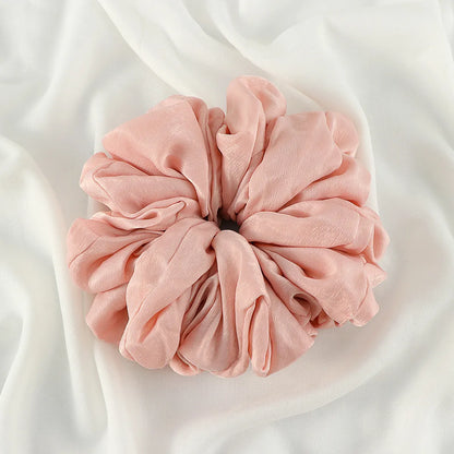 Simple Style Solid Color Chiffon Hair Tie