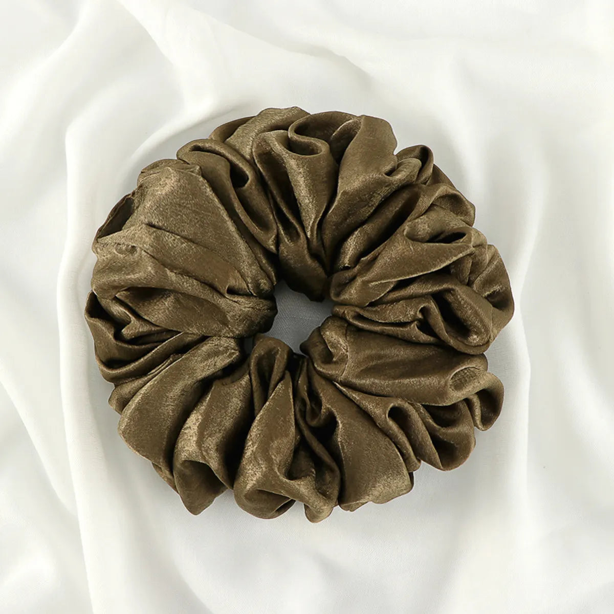 Simple Style Solid Color Chiffon Hair Tie