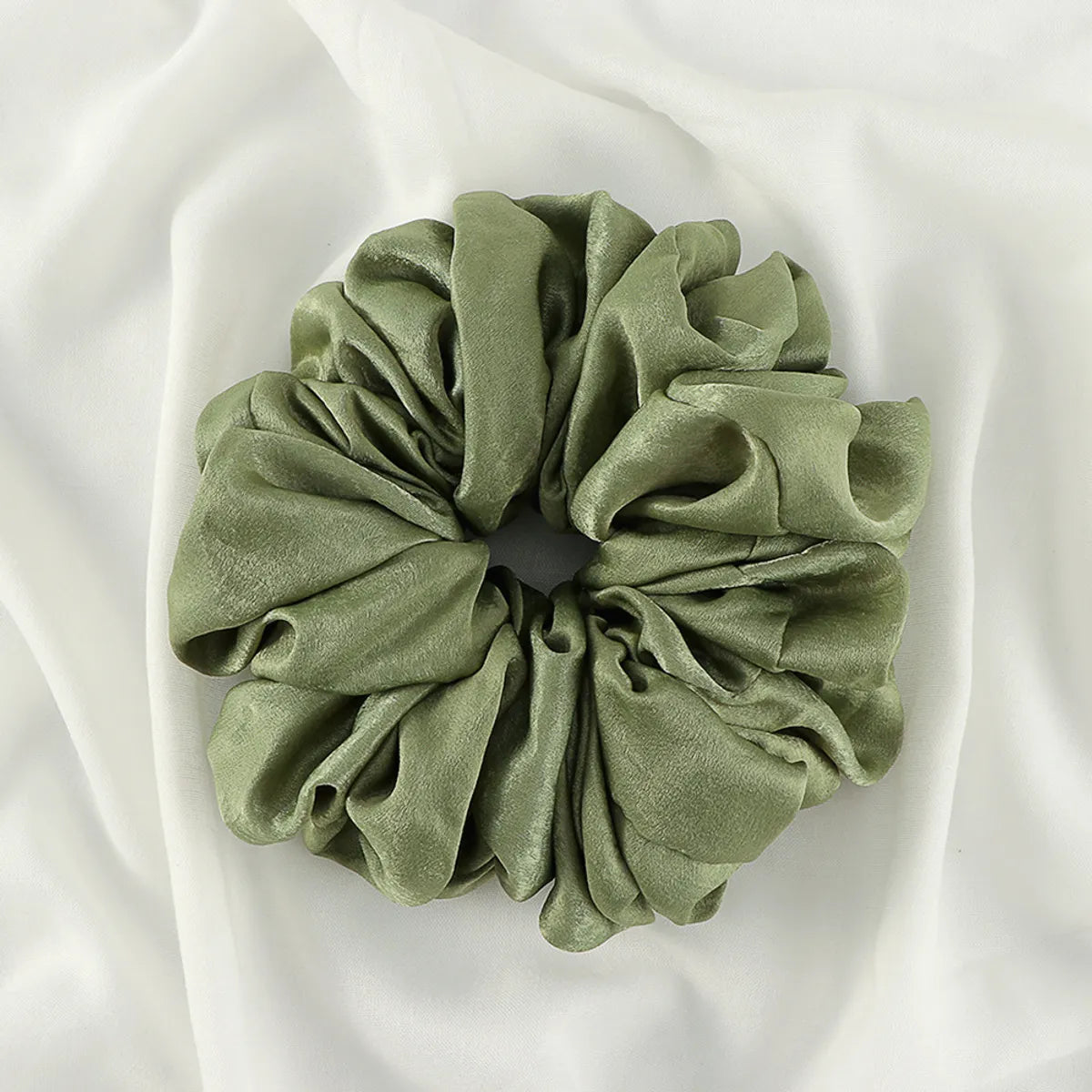 Simple Style Solid Color Chiffon Hair Tie