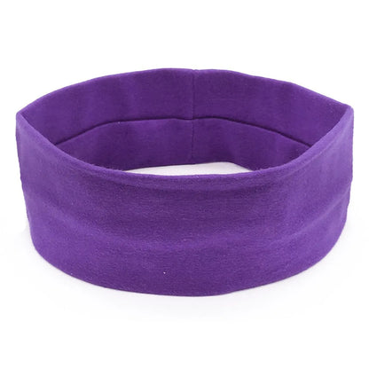 Women'S Simple Style Solid Color Cloth Braid Hair Band