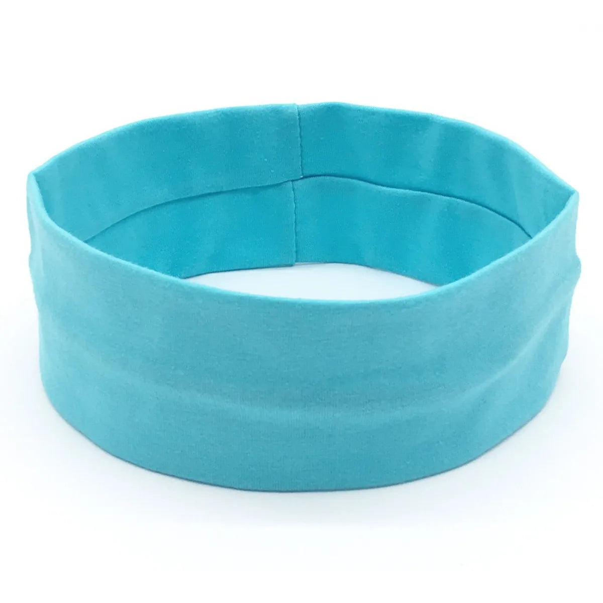 Women'S Simple Style Solid Color Cloth Braid Hair Band