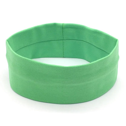 Women'S Simple Style Solid Color Cloth Braid Hair Band