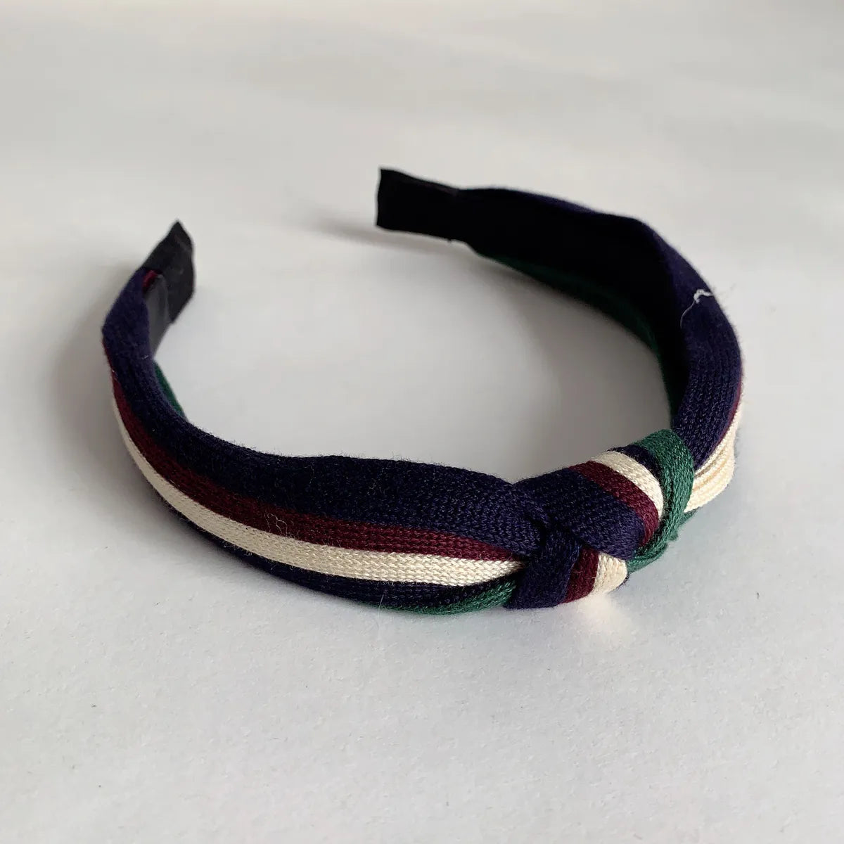 Women'S Simple Style Solid Color Cloth Braid Hair Band