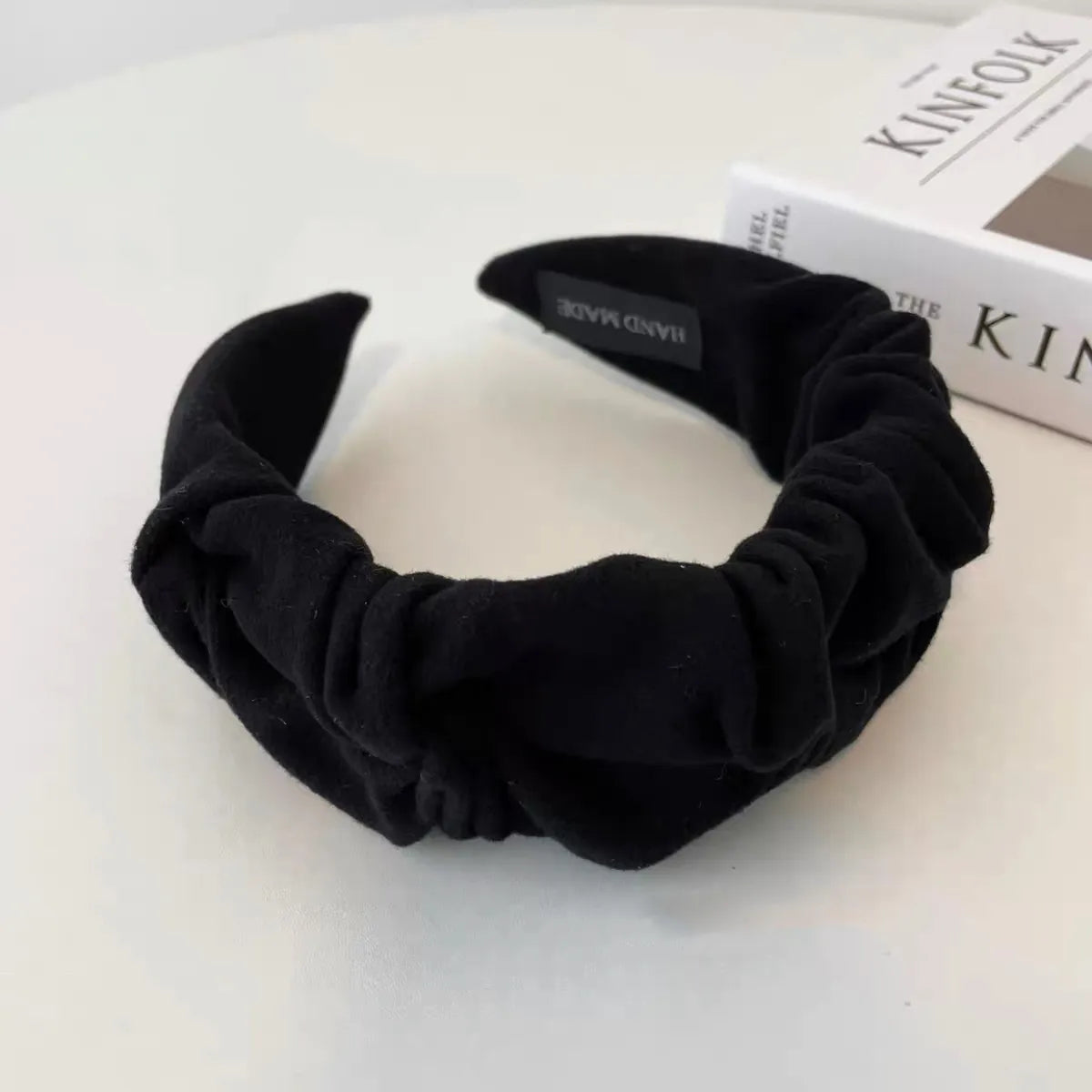 Simple Style Solid Color Cloth Hair Band 1 Piece