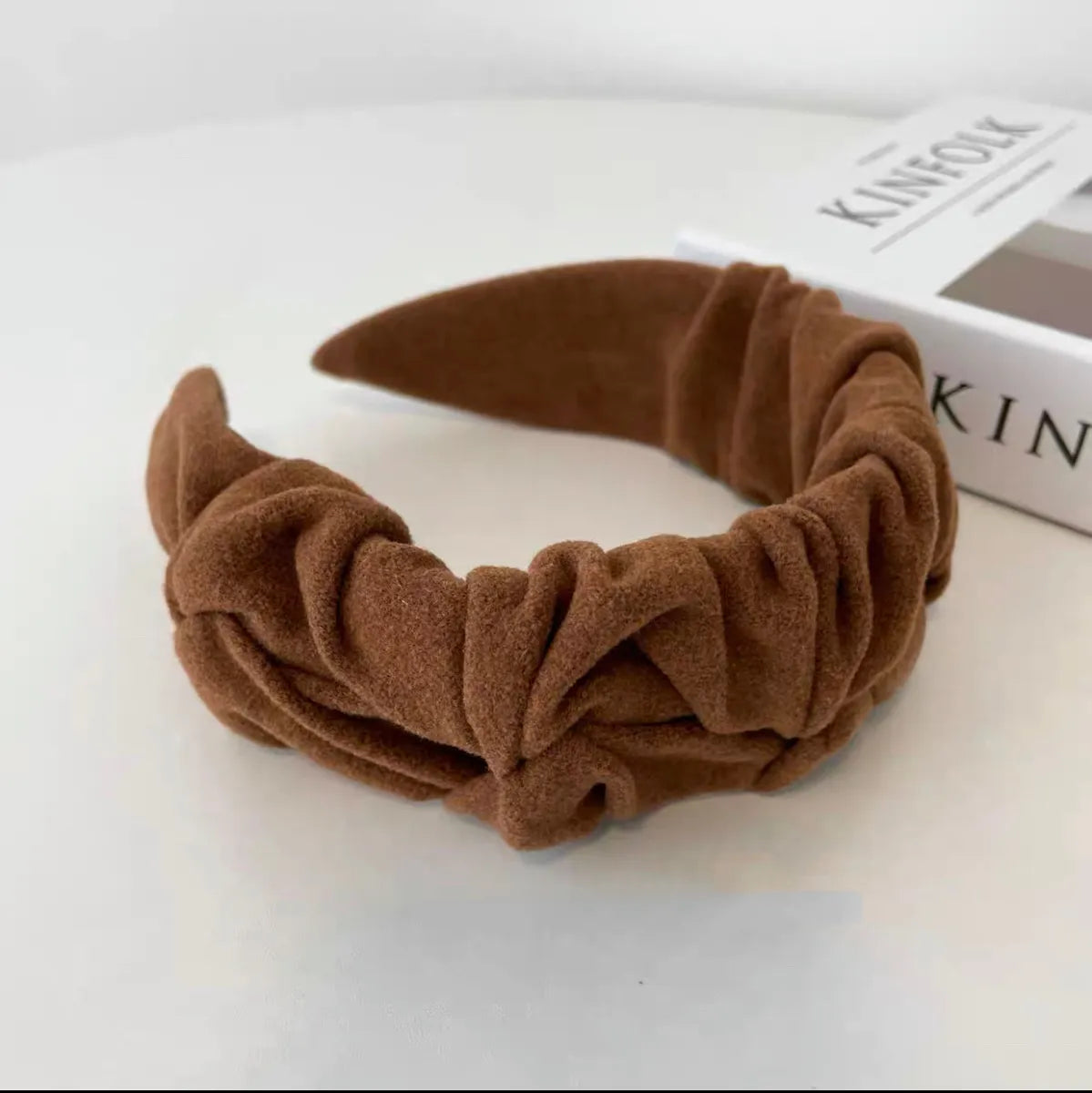 Simple Style Solid Color Cloth Hair Band 1 Piece