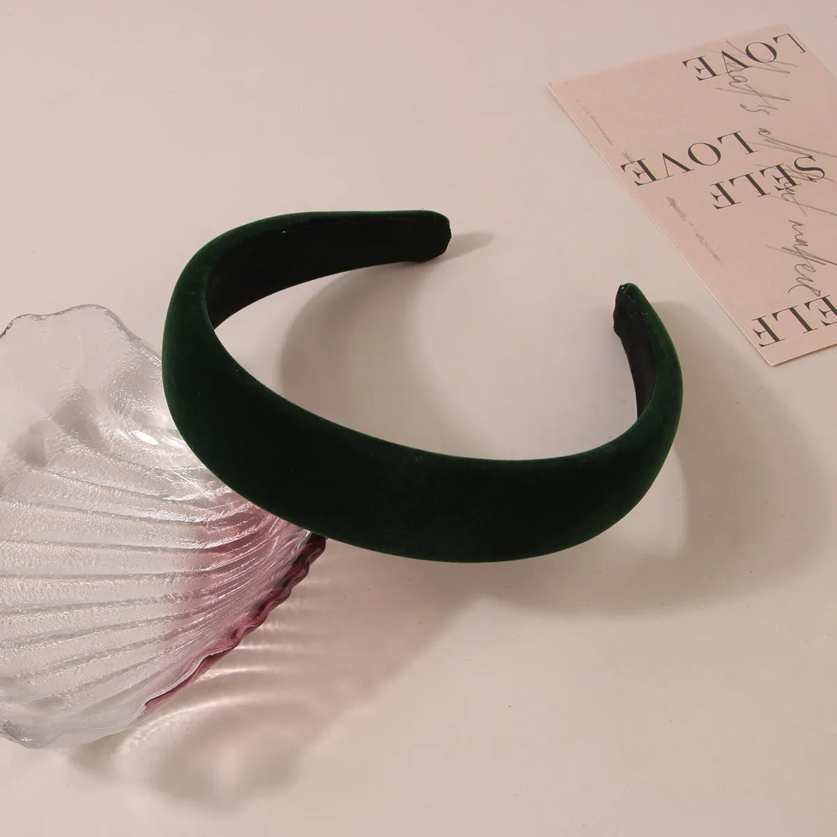 Simple Style Solid Color Cloth Hair Band 1 Piece