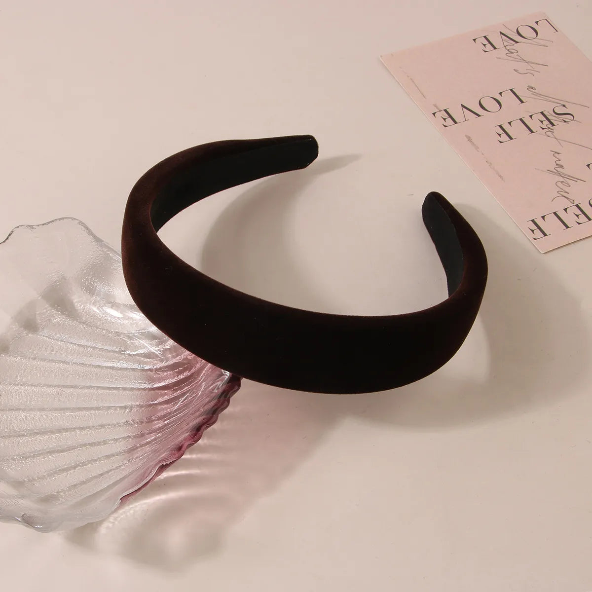 Simple Style Solid Color Cloth Hair Band 1 Piece