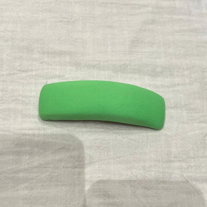 Simple Style Solid Color Cloth Hair Clip