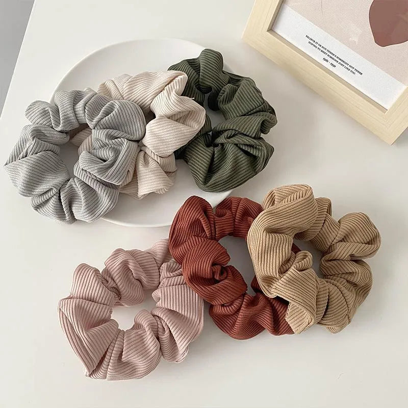 Simple Style Solid Color Cloth Hair Tie 1 Piece