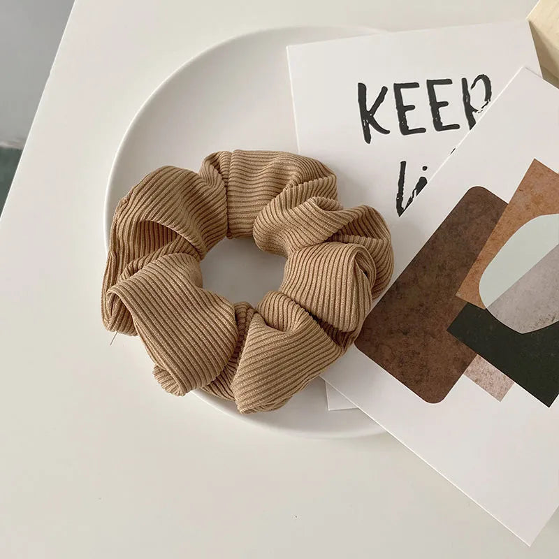 Simple Style Solid Color Cloth Hair Tie 1 Piece