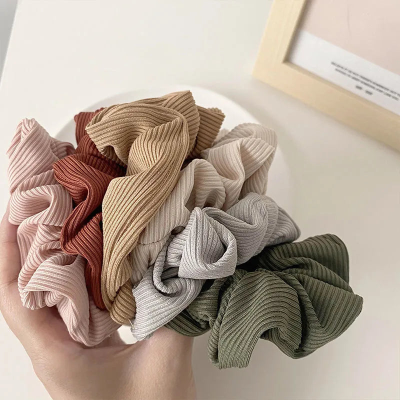 Simple Style Solid Color Cloth Hair Tie 1 Piece