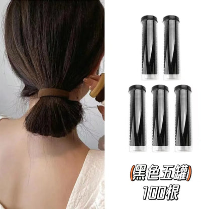 Simple Style Solid Color Cloth Hair Tie 1 Set