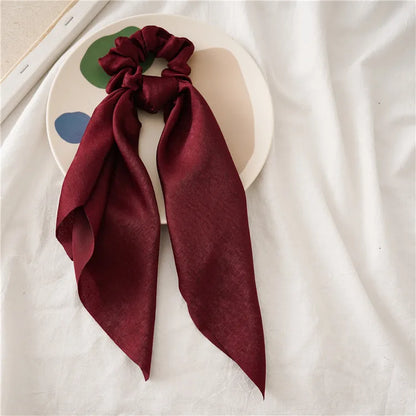 Simple Style Solid Color Cloth Hair Tie