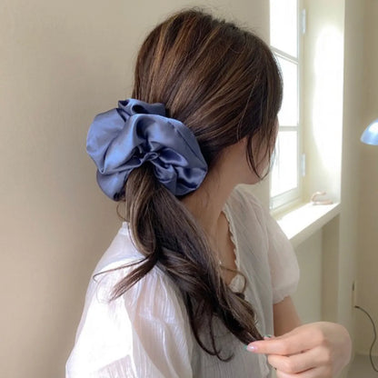 Women'S Simple Style Solid Color Cloth Hair Tie