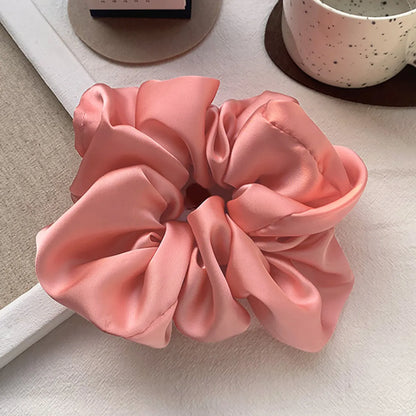 Women'S Simple Style Solid Color Cloth Hair Tie