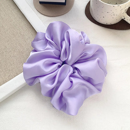 Women'S Simple Style Solid Color Cloth Hair Tie