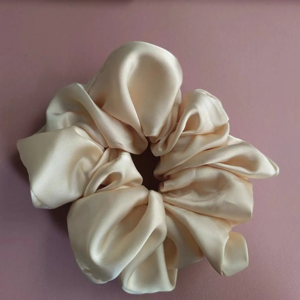 Women'S Simple Style Solid Color Cloth Hair Tie