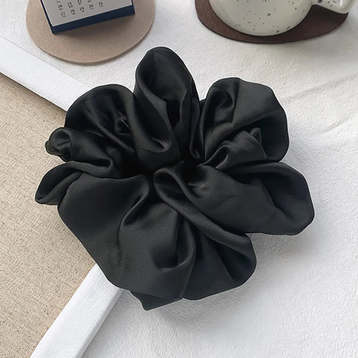 Women'S Simple Style Solid Color Cloth Hair Tie