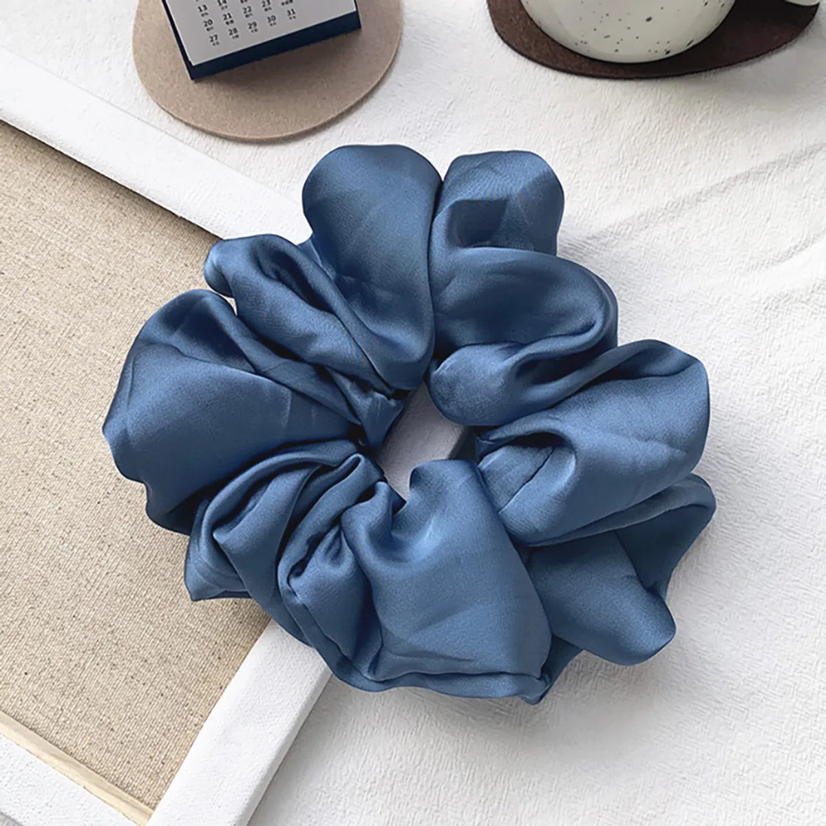 Women'S Simple Style Solid Color Cloth Hair Tie